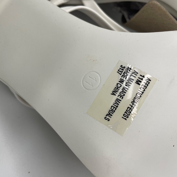 STEVE MADDEN affection strappy platform white sandals women’s Size 11M - Picture 8 of 9